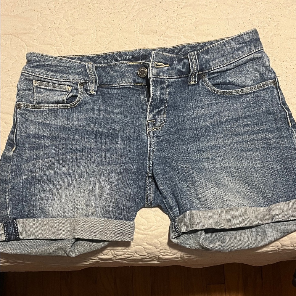 The Limited Classic Blue Jean Shorts